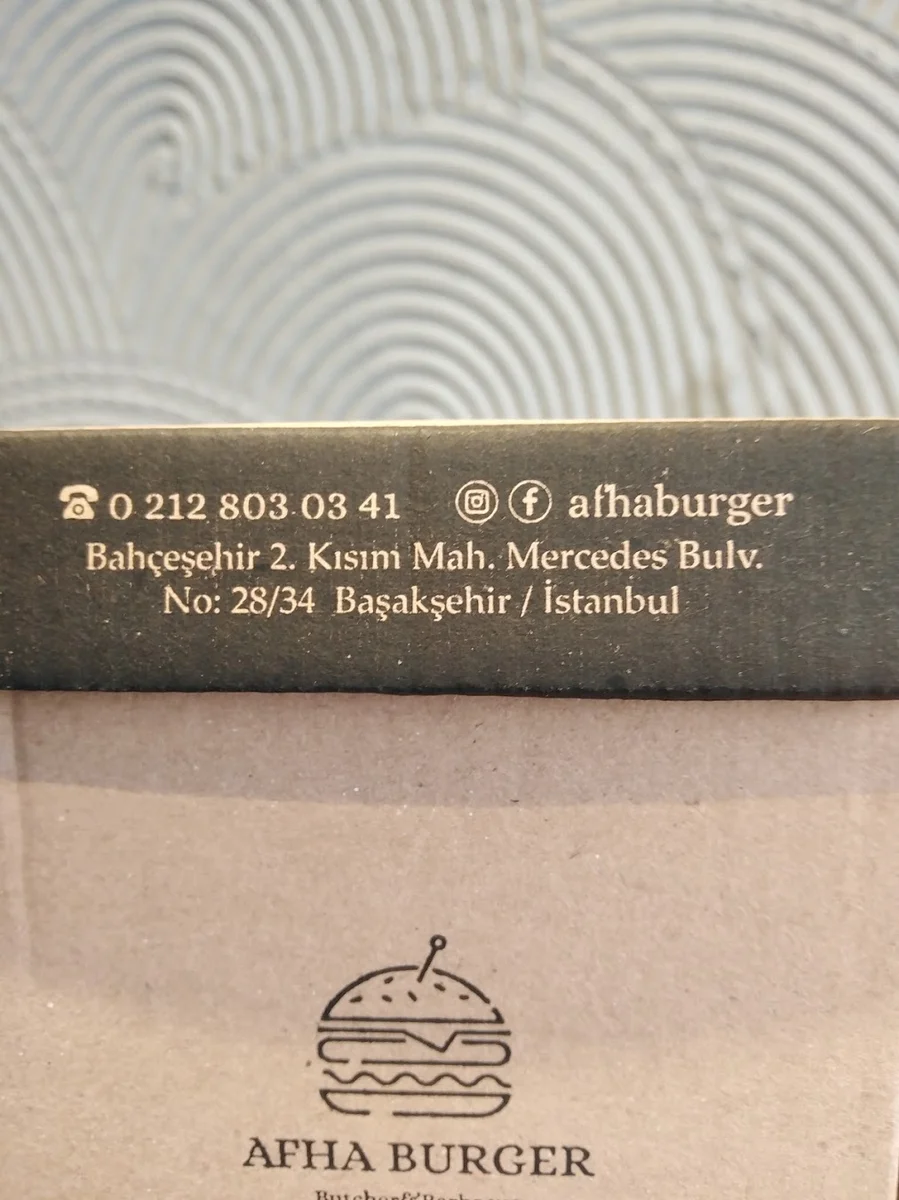 Afha burger - Görsel 5