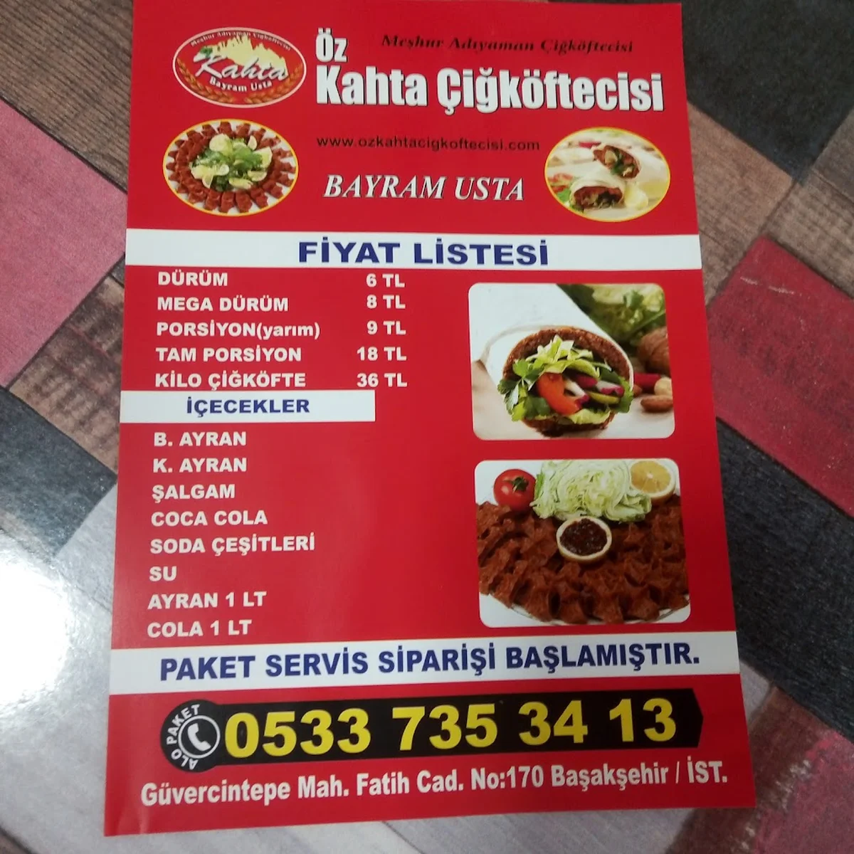 Öz Kahta Çiğköftecisi Bayram Usta - Görsel 9