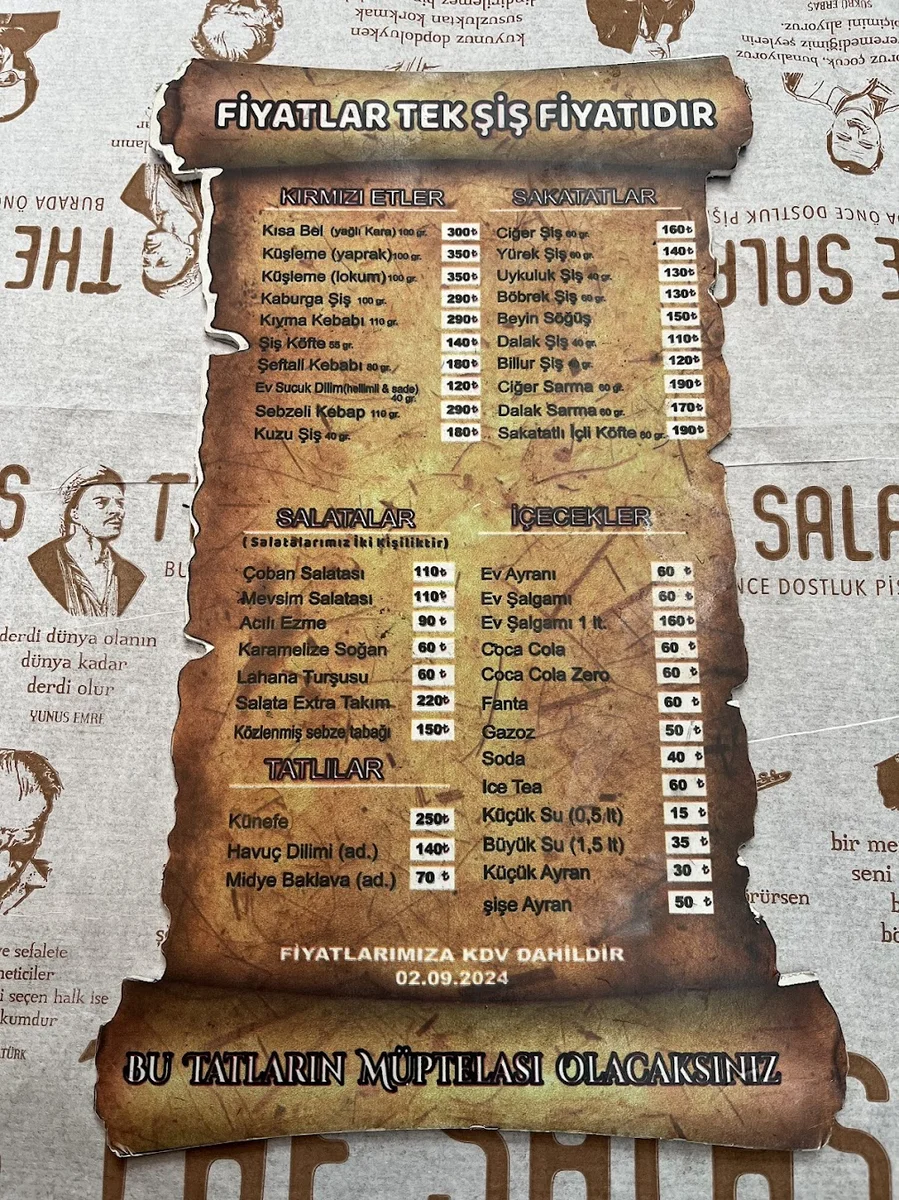 The Salaş ciğer şeftali kebabı (Kebap Evi) - Görsel 8