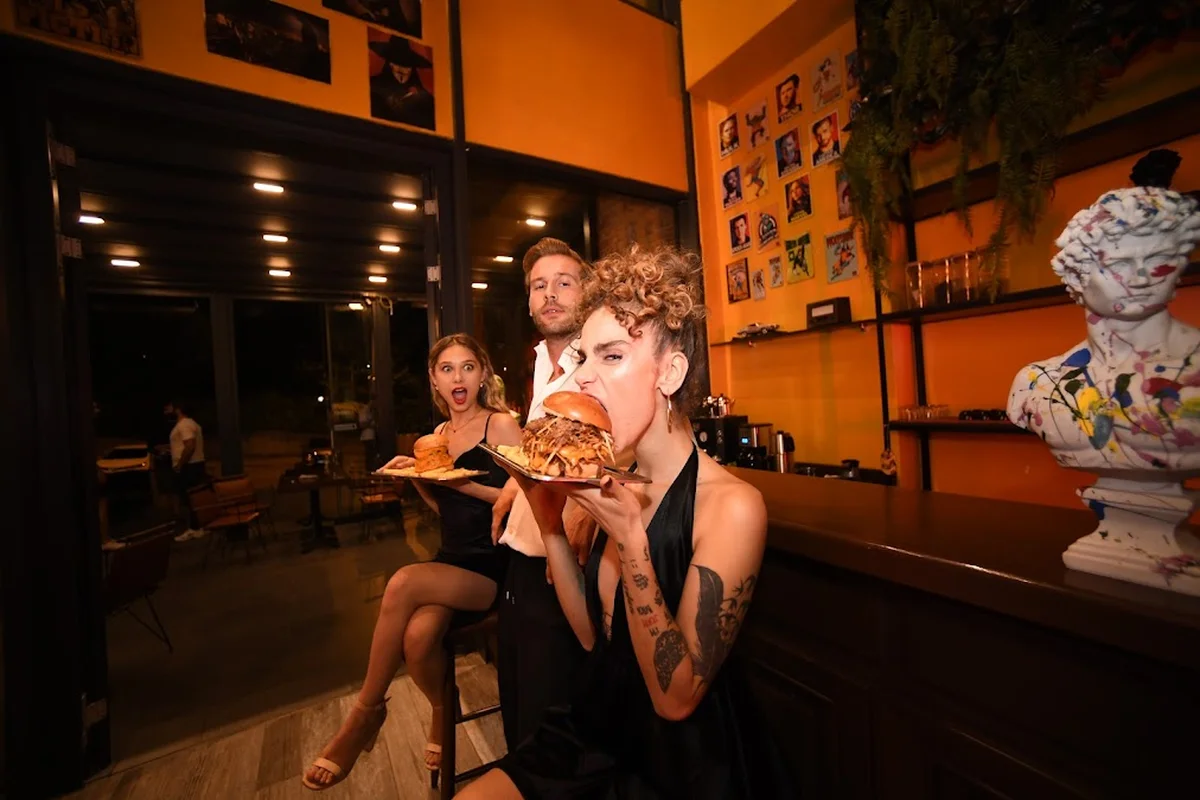 Vintage Burger - Görsel 1