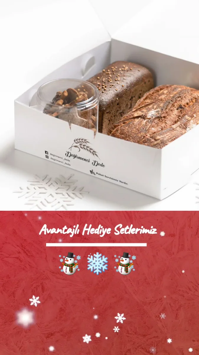 Değirmenci Dede Bahçeşehir (Glutensiz Ekmek & Pasta,Ekşi Mayalı Siyez Ekmek & Simit & Mantı,Şeker İlavesiz Tatlı & Dondurma) - Görsel 3