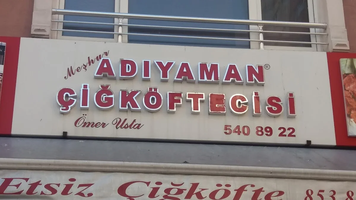 Meşhur Adıyaman Çiğ Köftecisi Ömer Usta - Görsel 1