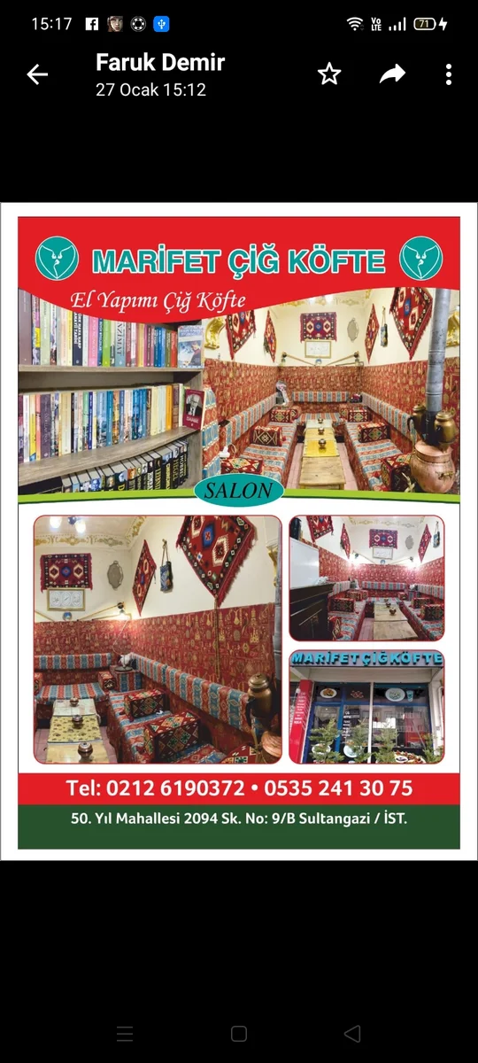 Marifet Çiğköfte (nöbetçi) - Görsel 7